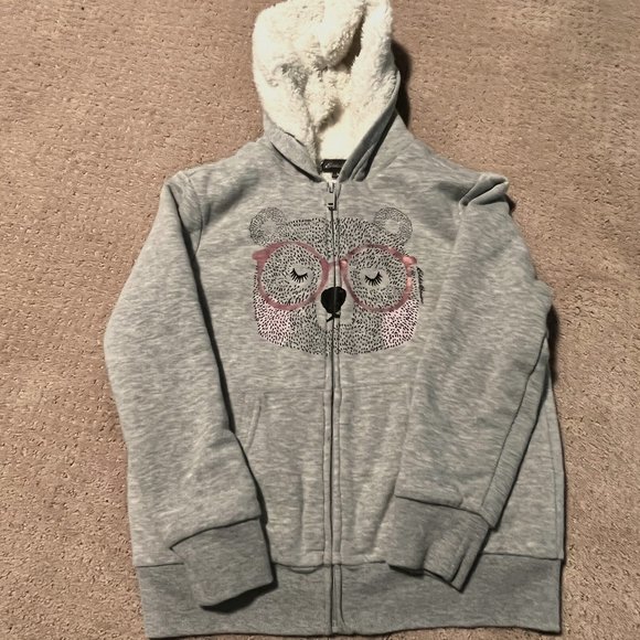 Cute bear hoodie size 14 kids - Picture 1 of 4